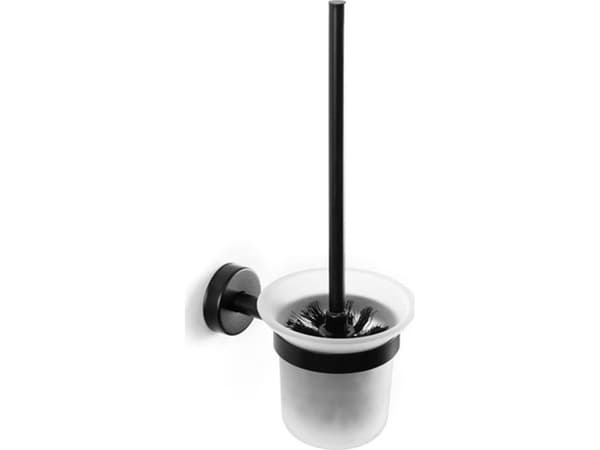 KAPITAN Wall-mounted toilet brush Kapitan UNO 17 01 55, black matte