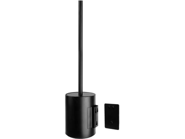 KAPITAN Wall mounted toilet brush Kapitan NETS 96 77 55, black matte