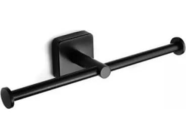 Sourcing Double toilet paper holder Kapitan QUATTRO 44 22 55, black matte