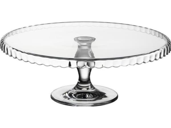 Banquet Glas tårtform på ben 32,2cm