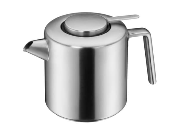 WMF Kult, Teekannusetti, 1200 ml, Ruostumaton teräs, Ruostumaton teräs, Haudutussuodatin, Ruostumaton teräs