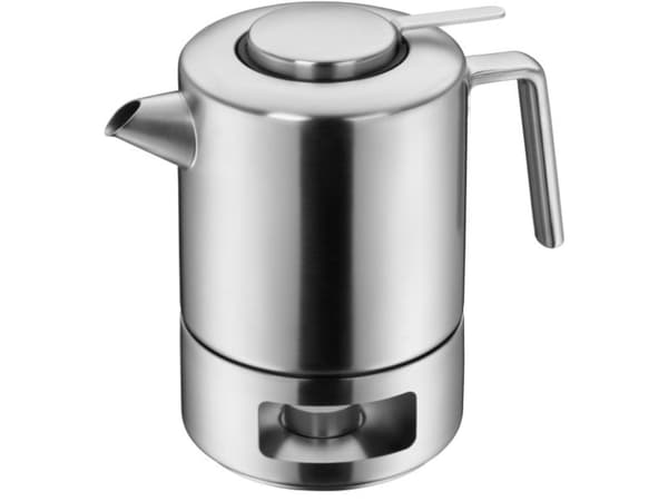 WMF Kult, Teekannusetti, 1200 ml, Ruostumaton teräs, Ruostumaton teräs, Haudutussuodatin, Ruostumaton teräs