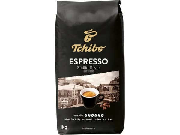 Tchibo Espresso Sicilia Style, 1 kg, Espresso, 17 månad (er), 1 styck, 132 mm, 90 mm