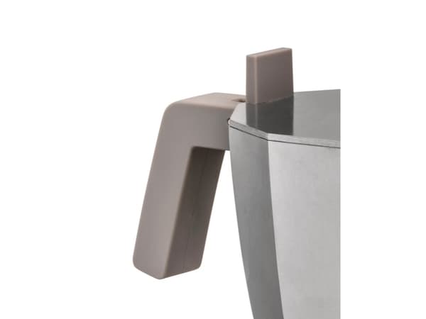 Alessi Moka, Mokabryggare, 0,07 l, Grå, Gjuten aluminium, 1 koppar, 70 mm