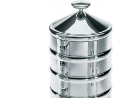 Alessi CB03, Purkki, Pyöreä, 1,14 L, Ruostumaton teräs, Alumiini, Ruostumaton teräs, 110 mm