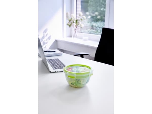 Tefal N10713, Bolle, Rund, 2,6 l, Grønn, Gjennomsiktig, Polypropylen (PP), Knapp