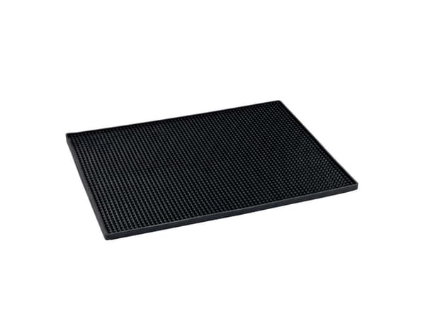 Wenko dryppmatte 40 x 30 cm sort