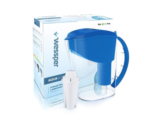 Wessper WES025-BU, Dispenser, 3,5 l, Svart, Gjennomsiktig