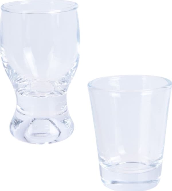 Utmärkt hushållsartiklar vodka shotglas 8x bricka