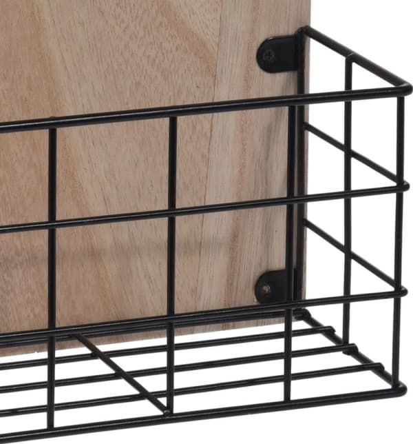 Home Styling Collection Półka metalowa LOFT ścienna kuchenna