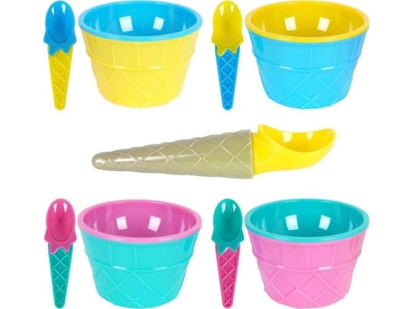 Excellent Houseware glassbägare med skedar skopa 9 stycken