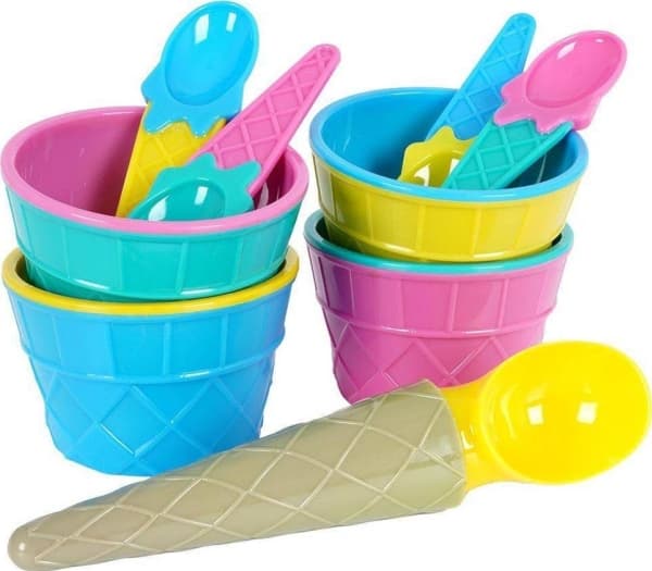 Excellent Houseware glassbägare med skedar skopa 9 stycken