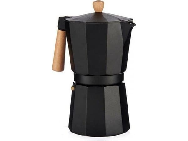Bigbuy Home Italian Coffee Maker 12 lky Wood Aluminium
