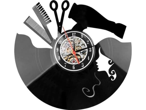 Activeshop HAIRDRESS DEKORATION CLOCK Q-102