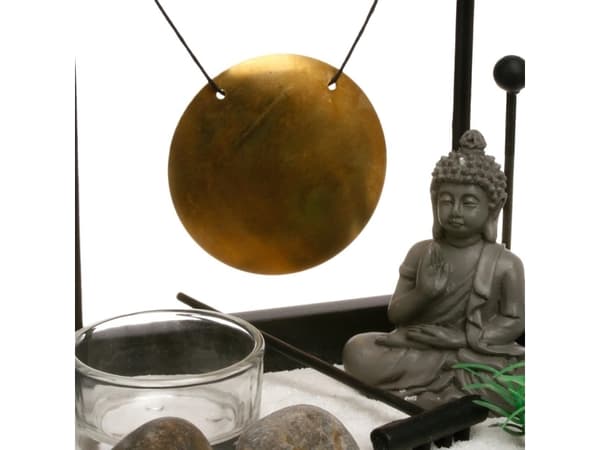 Atmosphera Zen Garden med Buddha-figur 12x15 cm