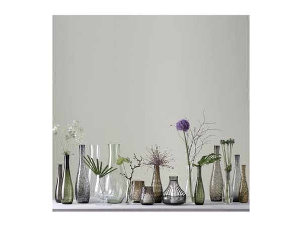 LEONARDO Giardino, Flaskformad vas, Glas, Grå, 500 mm, 132 mm, 132 mm