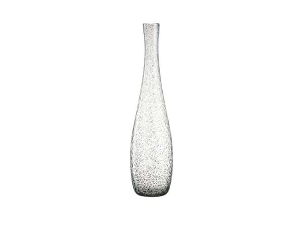 LEONARDO Giardino, Flaske-formet Vase, Glass, Grå, 600 mm, 155 mm, 155 mm