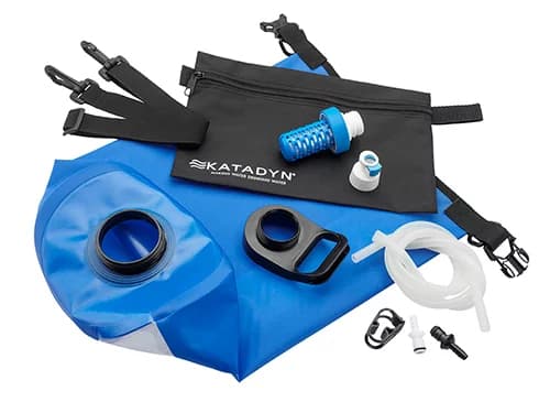 Katadyn 8020859, 6 l, Sort, Blå, 6 l, 2 l/min, Klart vann, Hvitt vann, 230 mm