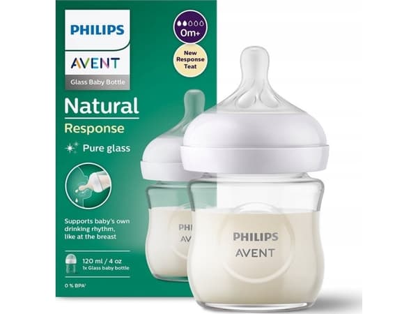 Avent AVENT SCY930/01-RESPONSIV NATURGLASS FLASKE 120ML