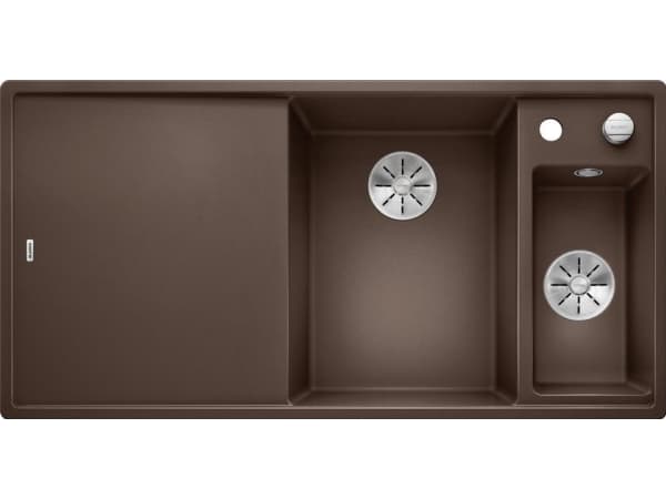 BLANCO AXIA III 6 S with pop-up waste, Brun, Tyskland