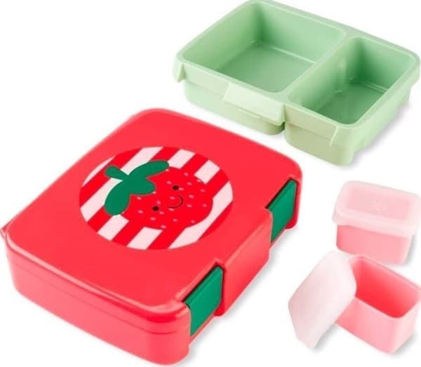 Skip Hop Zoo Bento Lunchbehållare Jordgubb