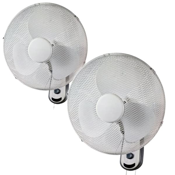 Vægventilator 45W, 3 Justerbare Hastigheder, Nem Installation 40cm Diameter,4 PA'er 45W, EU