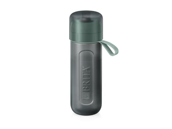 Brita 1052249, Vattenfilterflaska, 0,6 l, Grön, Grå