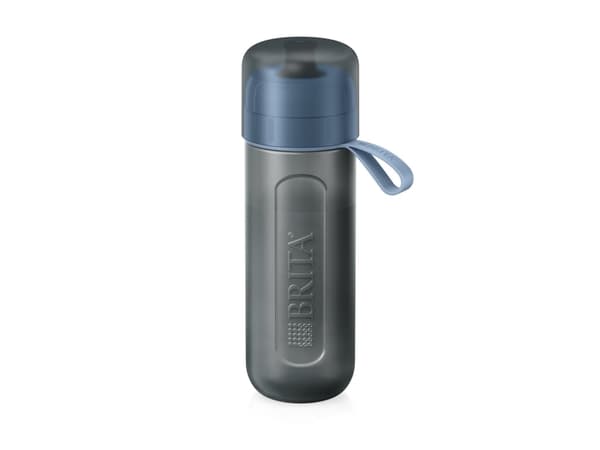 Brita 1052248, Vannfiltreringsflaske, 0,6 l, Blå, Grå