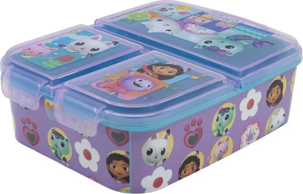 Gabby's Dollhouse multi comp. sandwich box