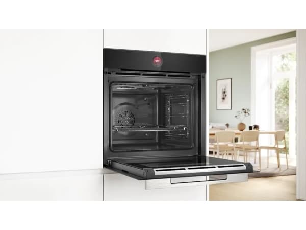Bosch Serie 8 HBG7241B1, Medium, Elektrisk ovn, 71 l, 71 l, 30 - 300 °C, Hydrolytisk