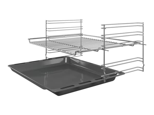 Bosch Serie | 2 HBF133BR0 - Ugn - inbyggd - fördjupning - bredd: 56 cm - djup: 55 cm - höjd: 57.5 cm - med självrengöring - Klass A - rostfritt stål