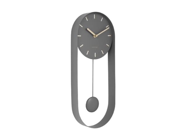 Karlsson KA5822GY, Vegg, Quartz clock, Rund, Grå, AA, 200 mm