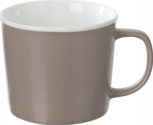 Secret de Gourmet Porselenskrus med håndtak NATURE, 380 ml, taupe