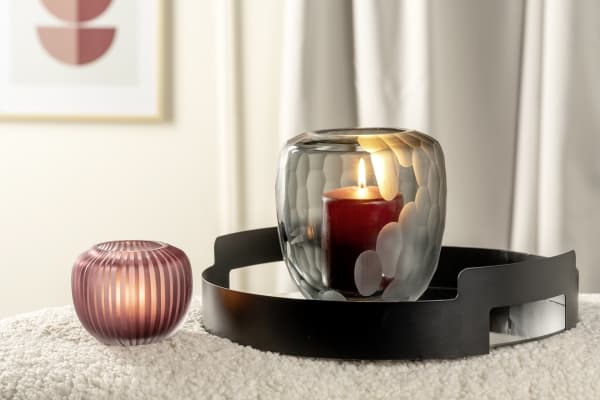 LEONARDO Bellagio, Rund vas, Glas, Bär, Bord, inomhus, 100 mm