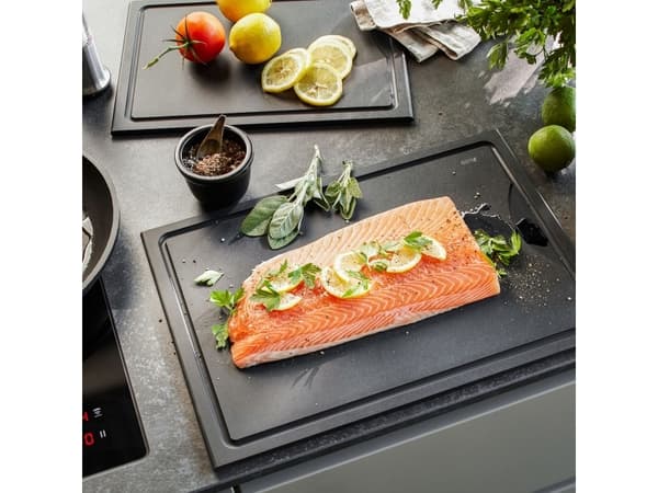 GEFU SLIZE, Rektangulär, Trä, Grå, Tillagat kött, Fisk och Skaldjur, Frukt och grönsaker, Monokromatiskt, 175 ° C