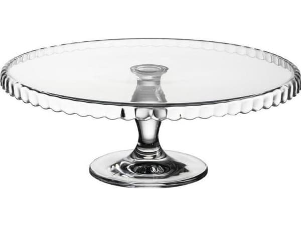 Orion Fat / bricka / rund tårtform av glas 32 cm universal