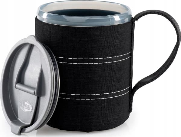 GSI Outdoors Infinity Backpacker Mug, Sort, Polypropylen, Polypropylen (PP), 550 ml, 101,6 mm, 91,4 mm