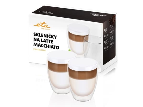 ETA | Latte Macchiato Glasses | ETA418193020 | For coffee | 2 pc(s) | Dishwasher proof