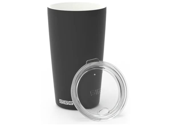 SIGG Neso, Svart, Rostfritt stål, Rostfritt stål, Kaffe, Te, Kina, 400 ml