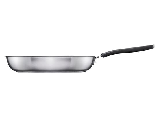Fiskars 1072312 Functional Form Pfanne 280 mm, Rund, Gourmet-stekepanne, Rustfritt stål, Keramisk, 270 °C, Rustfritt stål