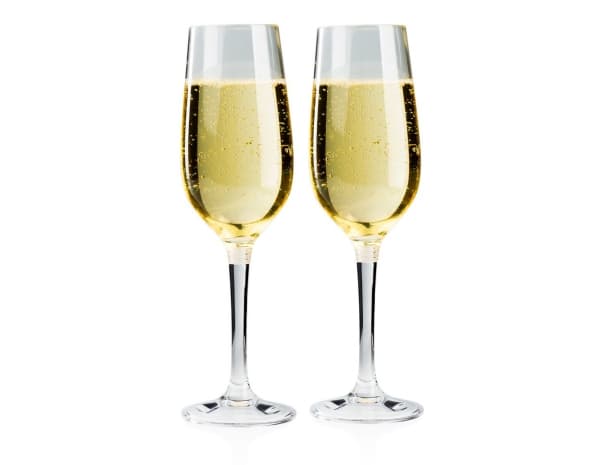 GSI Outdoors Nesting Champagne Flute Set, Champagneglass (fløyte), 180 ml, Gjennomsiktig, 260 mm, 61 mm, 61 mm