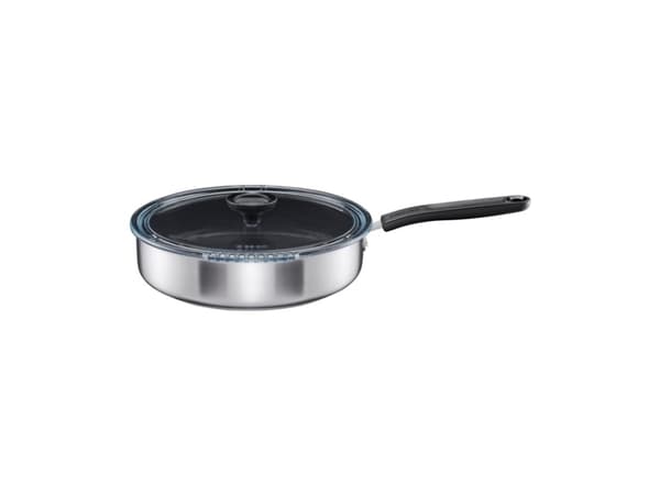 Fiskars 1072314, Rund, Sautépanne, Rustfritt stål, Keramisk, 150 °C, Rustfritt stål