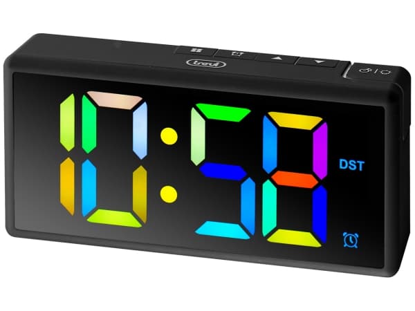 Trevi Trevi EC88600 rgb svart vekkerklokke