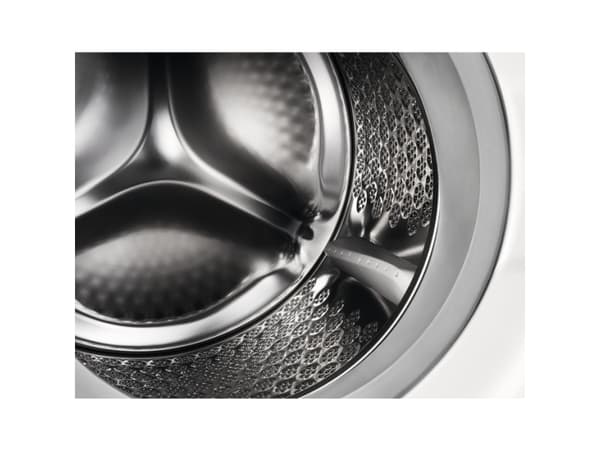 Electrolux EW7WP468W, Frontmatet, Frittstående, Hvit, Venstre, Grå, Gjennomsiktig, Hvit, Knapper, Rotasjon