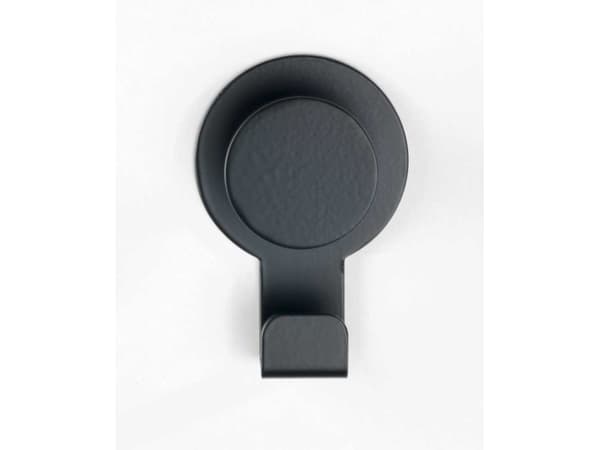 WENKO 24446100, Innendørs, Universalkrok, Sort, Rustfritt stål, Limstrimmel, 50 mm