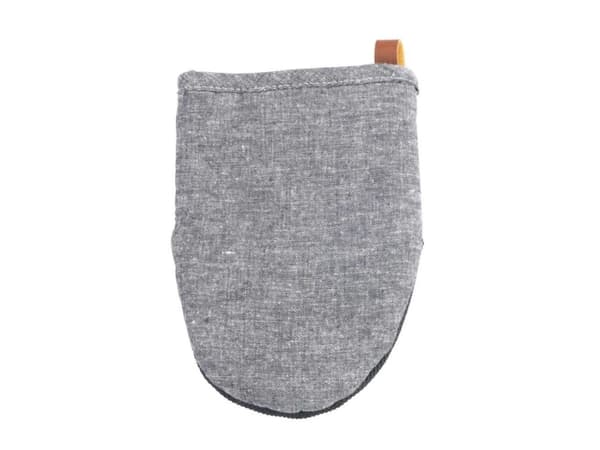 WENKO 53004100, ruukun pidike, harmaa, puuvilla, pellava, polyesteri, viskoosi, 140 mm, 50 mm, 190 mm