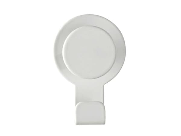 WENKO 24447100, inomhus, Universalkrok, Vit, Rostfritt stål, Självhäftande remsa, 50 mm