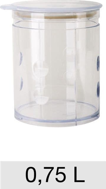 El-hurt Elh Juypal Beholder for Pulverprodukter 0,75l Transparent