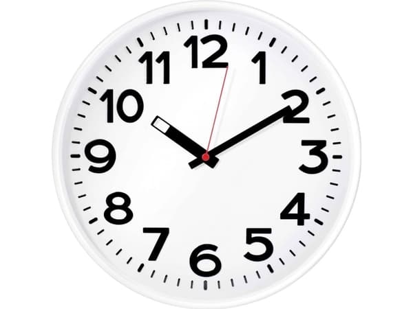 EUROTIME 82321 Quarz Vægur Hvid