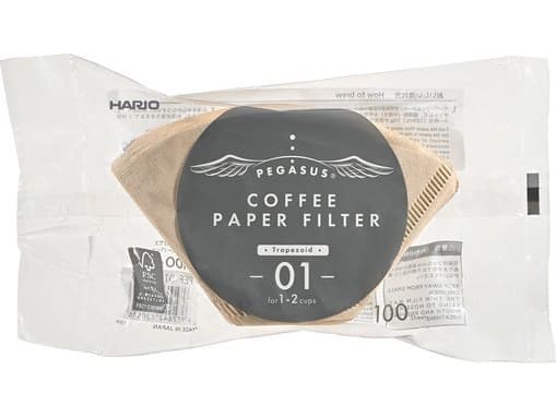 Hario Hario - PEGASUS 01 bruna pappersfilter - 100 stycken